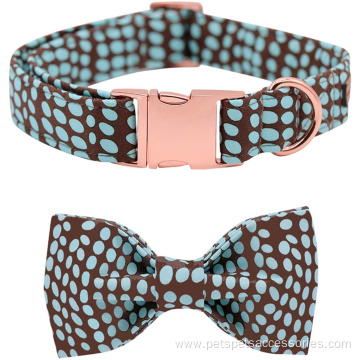 Wholesale customize pattern with leash set dog collar